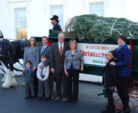 North Carolina Fraser Fir Displayed in White House 12th Time Image